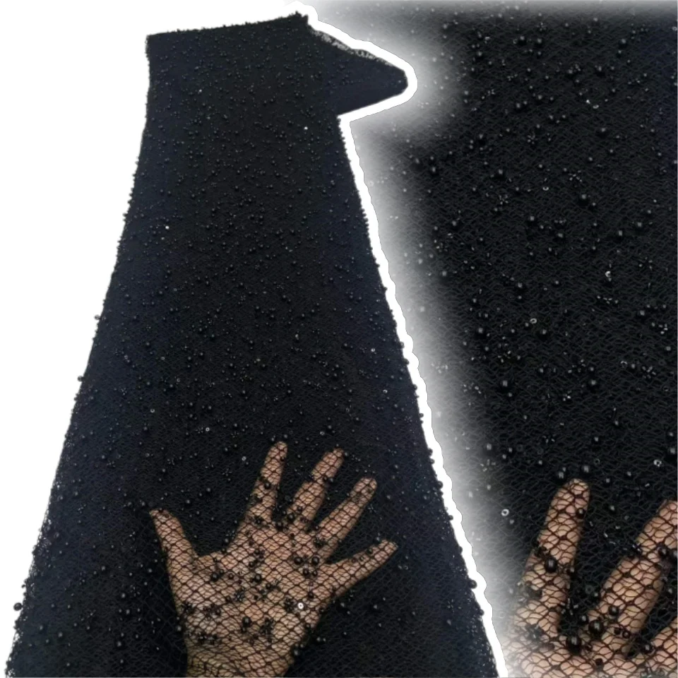 Nigerian Beaded Lace Fabric 2026 Fashion French African Sequins Mesh Lace Fabric For Bridal Party Dress Sewing 5 Yards 2764
Nigerian Beaded Lace Fabric 2026 Fashion French African Sequins Mesh Lace Fabric For Bridal Party Dress Sewing 5 Yards 2764