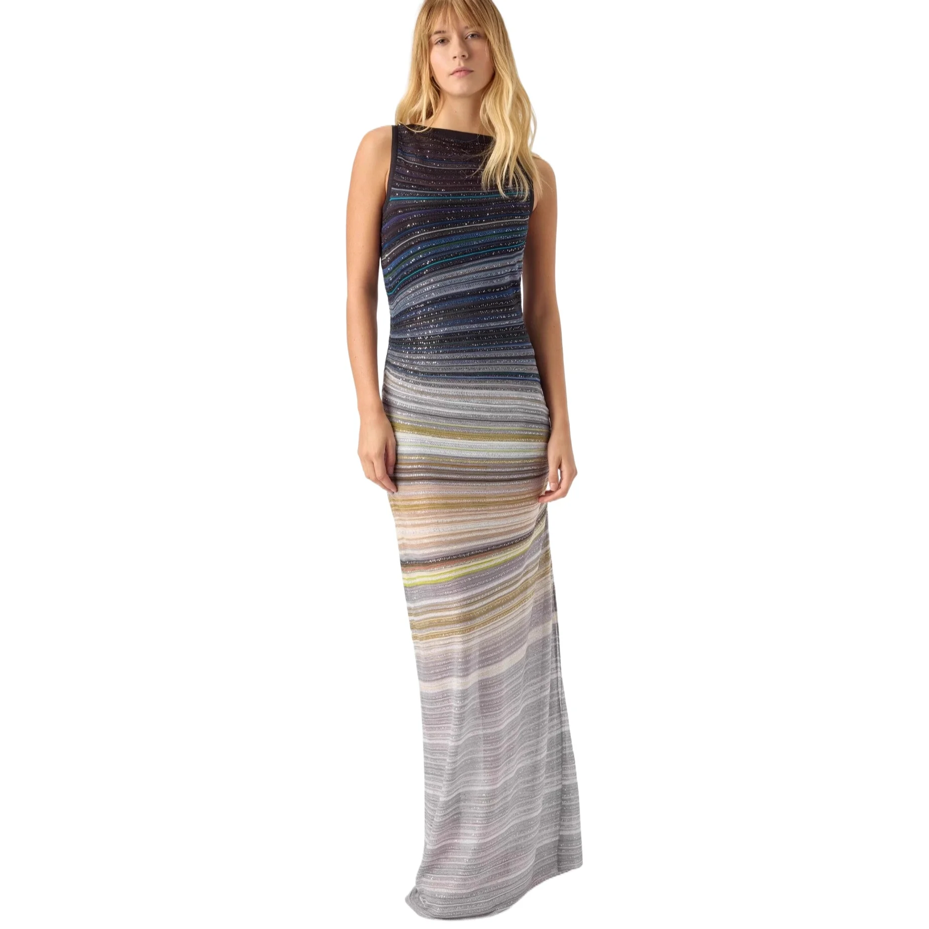Multicolor Zigzag Print Sequin Halter Neck Maxi Dress Sleeveless Waist Fitted 2026 Trendy Party Women Elegant Soft Wear Dresses
Multicolor Zigzag Print Sequin Halter Neck Maxi Dress Sleeveless Waist Fitted 2026 Trendy Party Women Elegant Soft Wear Dresses