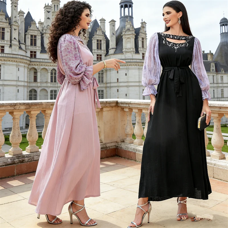 Ramadan Abaya Diamonds Kaftan Dubai Print Maxi Dress Women Muslim Evening Party Dresses Turkey Kaftan Morocco Femme Robe Abayas
Ramadan Abaya Diamonds Kaftan Dubai Print Maxi Dress Women Muslim Evening Party Dresses Turkey Kaftan Morocco Femme Robe Abayas