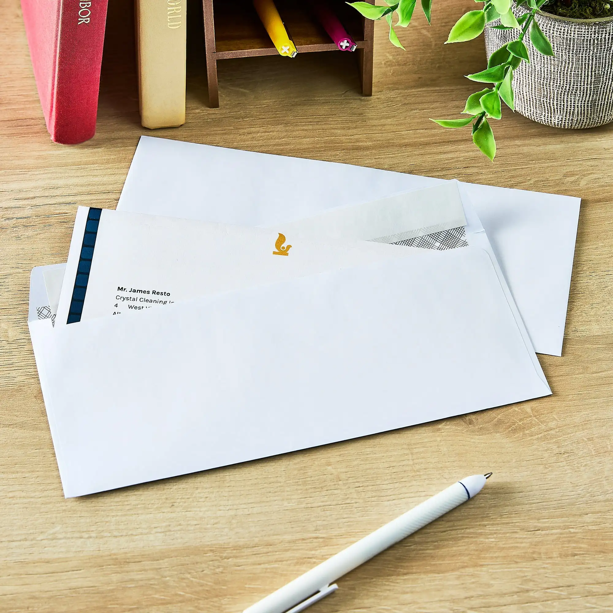 Pen+Gear #10 Privacy Tint Peel and Stick Envelopes, White, 4.13 in x 9.5 in, 500 Count
Pen+Gear #10 Privacy Tint Peel and Stick Envelopes, White, 4.13 in x 9.5 in, 500 Count