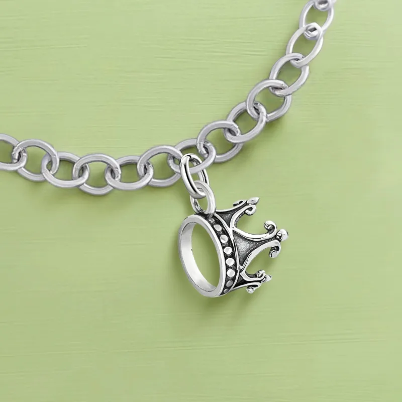 925 Sterling Silver JamesAvery Vintage Pendants Crown Love Charms Beads Fit Original Bracelet Necklace DIY Jewelry For Women
925 Sterling Silver JamesAvery Vintage Pendants Crown Love Charms Beads Fit Original Bracelet Necklace DIY Jewelry For Women