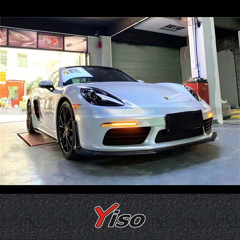 For Porsche 718 Boxster Cayman Modified encirclement carbon fiber front lip rear lip skirt side vent kit Front Lip
For Porsche 718 Boxster Cayman Modified encirclement carbon fiber front lip rear lip skirt side vent kit Front Lip