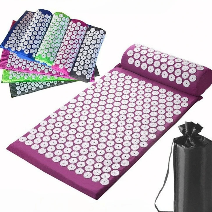 Massager Cushion Massage Yoga Mat Acupressure Relieve Pain Stress Back Body Pain Spike Mat Acupuncture Mat and Pillow Set
Massager Cushion Massage Yoga Mat Acupressure Relieve Pain Stress Back Body Pain Spike Mat Acupuncture Mat and Pillow Set