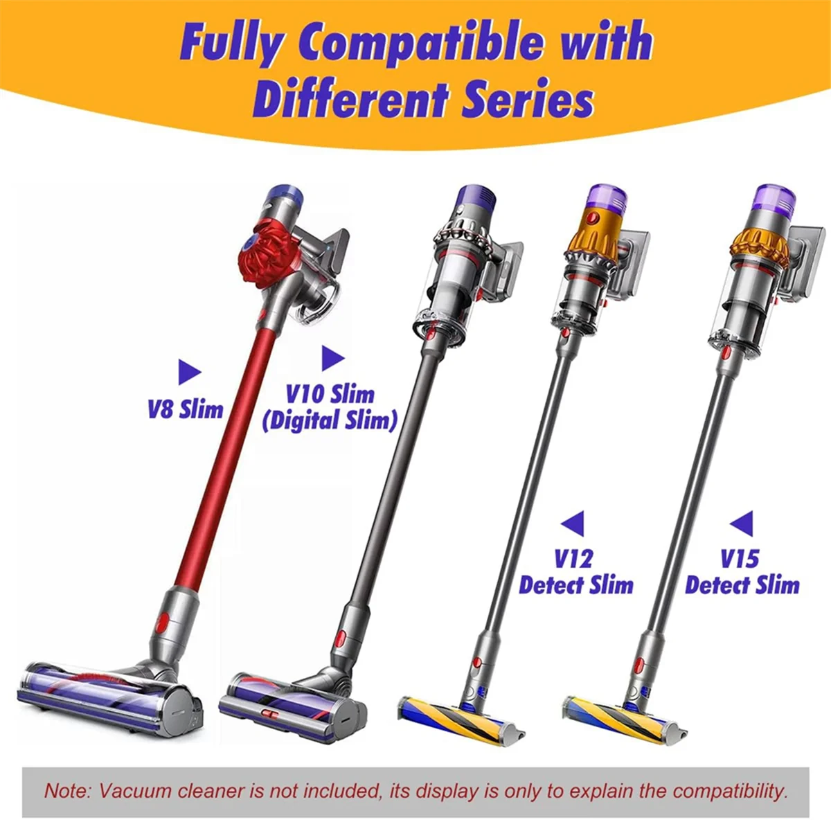 Замена мягкой роликовой щетки для беспроводных пылесосов Dyson V8 Slim V10 Slim V12 Detect Slim V15 Detect Slim -A
Замена мягкой роликовой щетки для беспроводных пылесосов Dyson V8 Slim V10 Slim V12 Detect Slim V15 Detect Slim -A