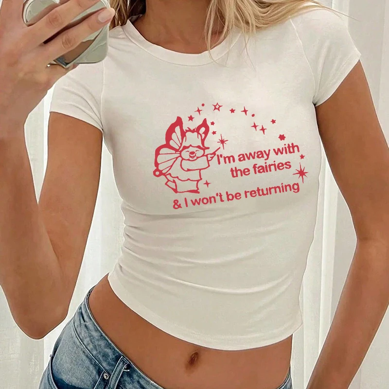Y2K Creative Letter Pattern Printing T-Shirt Women Fashion Punk Hip Hop Tees Harajuku Aesthetics Short Sleeve Versatile Crop Top
Y2K Creative Letter Pattern Printing T-Shirt Women Fashion Punk Hip Hop Tees Harajuku Aesthetics Short Sleeve Versatile Crop Top