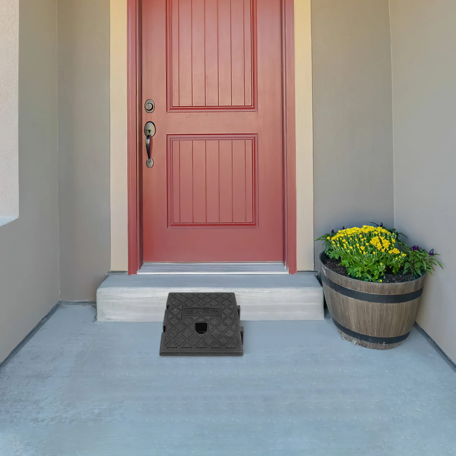 Heavy Duty Slope Ramp Mat with Anti-Skid Design for Outdoor Threshold Use Plastic Climbing Ramp Cushion for Home Entrance and
Heavy Duty Slope Ramp Mat with Anti-Skid Design for Outdoor Threshold Use Plastic Climbing Ramp Cushion for Home Entrance and