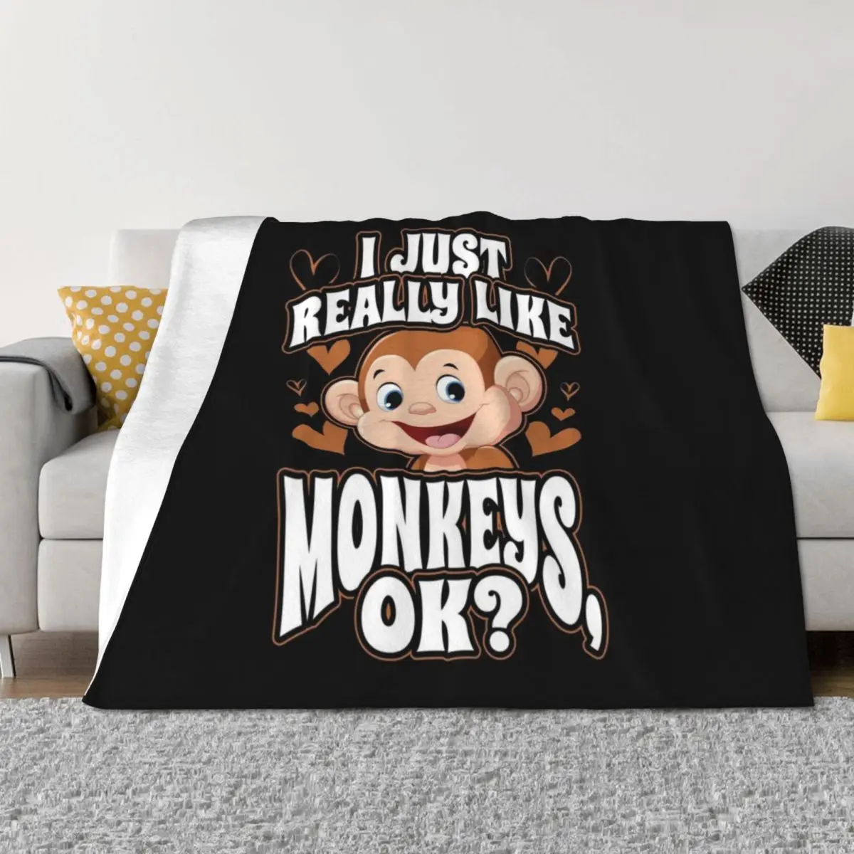 I Just Really Like Monkeys OK Throw Blanket Kid'S Retros Decorative Sofas Blankets For Sofas Blankets
I Just Really Like Monkeys OK Throw Blanket Kid'S Retros Decorative Sofas Blankets For Sofas Blankets