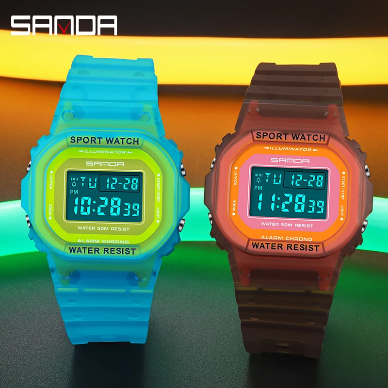 Sanda new style single transparent watch with male and female students youth watch fashion personality luminous Waterproof Watch
Sanda new style single transparent watch with male and female students youth watch fashion personality luminous Waterproof Watch