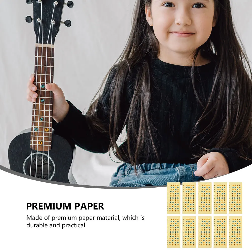 20Pcs Ukulele Scale Stickers Durable Paper Material No Residue Easy Install Remove Practical Beginners Musical Scale Stickers
20Pcs Ukulele Scale Stickers Durable Paper Material No Residue Easy Install Remove Practical Beginners Musical Scale Stickers