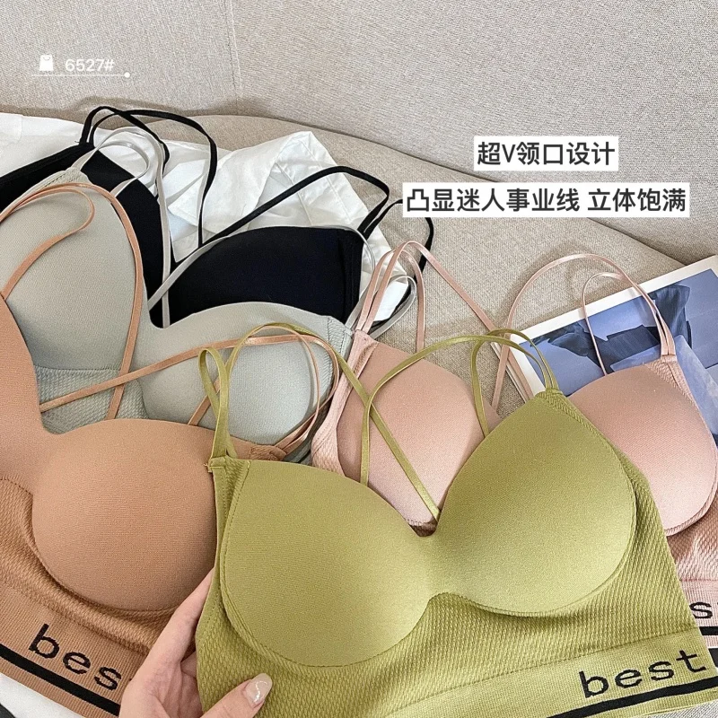 Letter Braces SexyVCollar Vest Integrated Fixed Cup Beauty Back Tube Top Anti-Slip Comfortable Basic Tube Top Underwear
Letter Braces SexyVCollar Vest Integrated Fixed Cup Beauty Back Tube Top Anti-Slip Comfortable Basic Tube Top Underwear