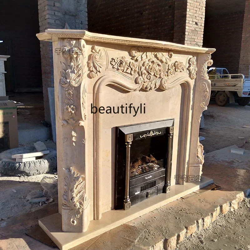 yj57 Marble mantel natural stone fireplace European stone carving decorative cabinet simple B06
yj57 Marble mantel natural stone fireplace European stone carving decorative cabinet simple B06
