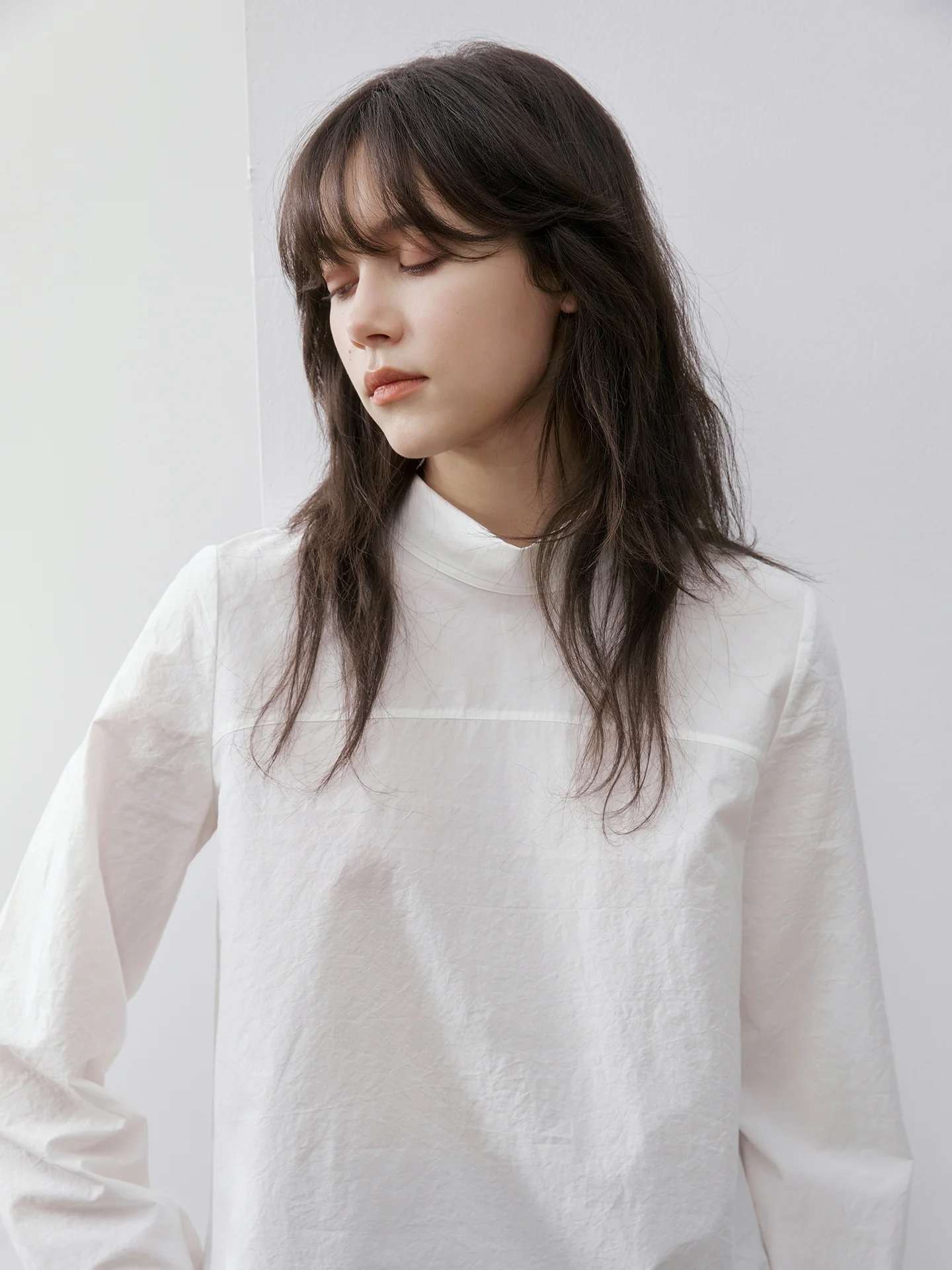 Nomumad High Collar Long Sleeve White Shirt Artistic Vintage Cotton 100% Breathable Loose Fit Women's Premium Quality Long Ve...
Nomumad High Collar Long Sleeve White Shirt Artistic Vintage Cotton 100% Breathable Loose Fit Women's Premium Quality Long Ve...