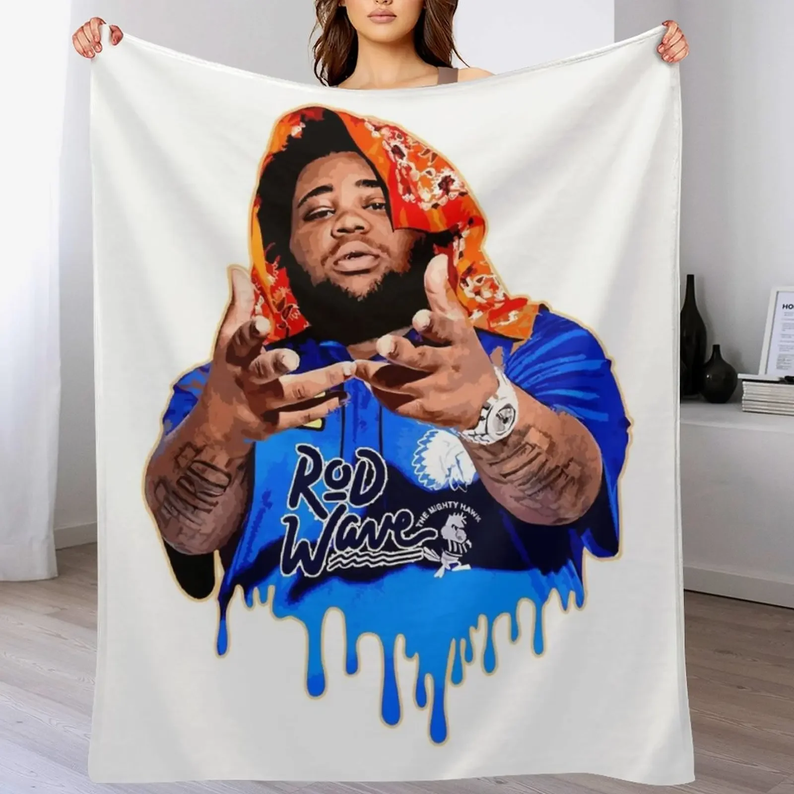 rod wave v2 Throw Blanket Soft Home Decor Blanket for Couch Bedroom
rod wave v2 Throw Blanket Soft Home Decor Blanket for Couch Bedroom