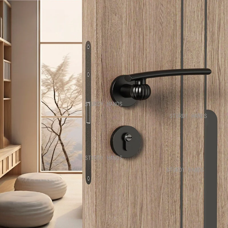Zinc Alloy Retro Silent Door Lock Universal Modern Indoor Bedroom Wooden Door Handle Hardware Lock
Zinc Alloy Retro Silent Door Lock Universal Modern Indoor Bedroom Wooden Door Handle Hardware Lock