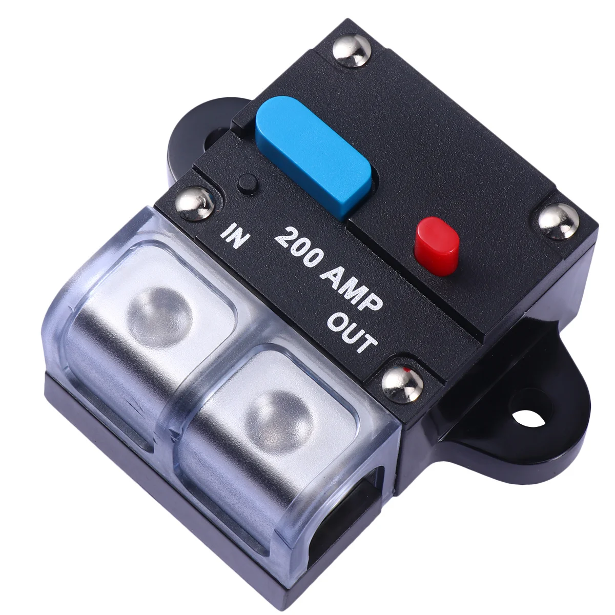 200A Car Resettable Circuit Breaker Manual Reset Self-Recovery Fuse For Automotive High Current Protection Black Switch Relay
200A Car Resettable Circuit Breaker Manual Reset Self-Recovery Fuse For Automotive High Current Protection Black Switch Relay