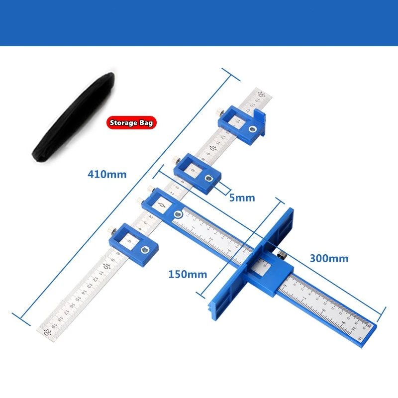 Woodworking Drill Guide, Precision Punch Locator & Doweling Jig for Installing Handles & Knobs on Doors, Drawers, Cabinets
Woodworking Drill Guide, Precision Punch Locator & Doweling Jig for Installing Handles & Knobs on Doors, Drawers, Cabinets