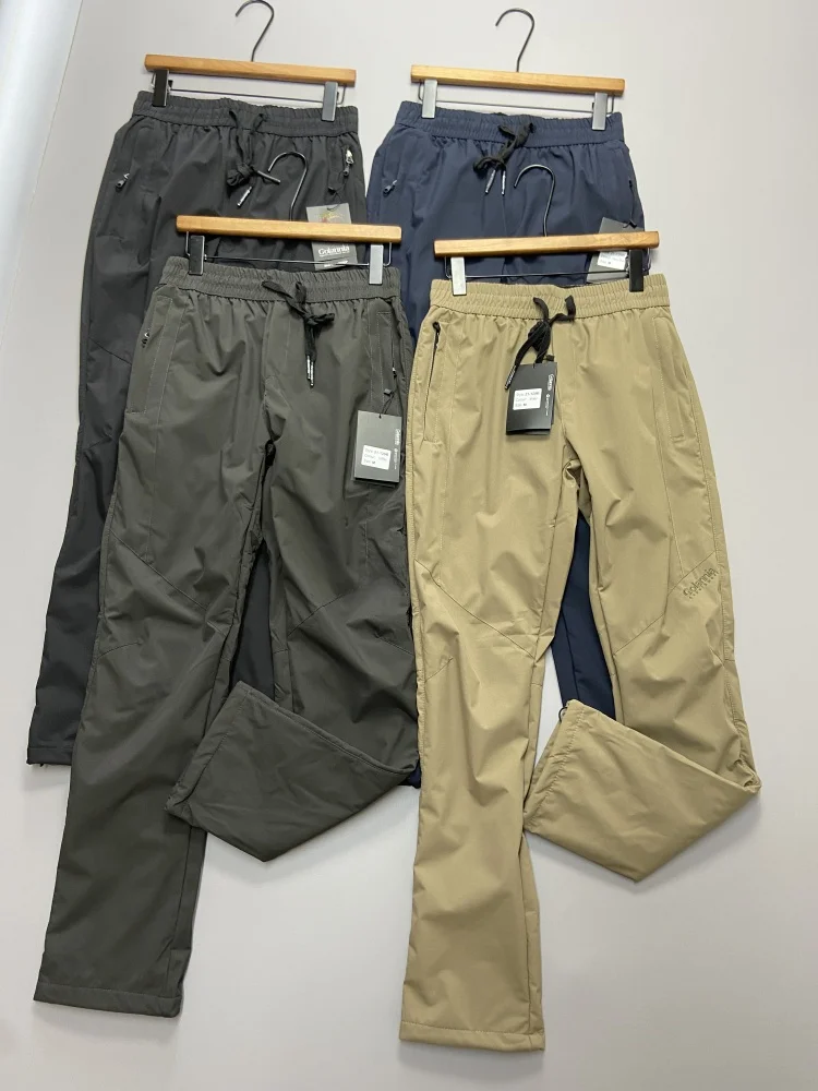 Outdoor Men's Fce Lined Thiened Waterproof Hiking Casual Pants Windproof Warm Cold Resistant Trendy Straight Leg Trousers
Outdoor Men's Fce Lined Thiened Waterproof Hiking Casual Pants Windproof Warm Cold Resistant Trendy Straight Leg Trousers