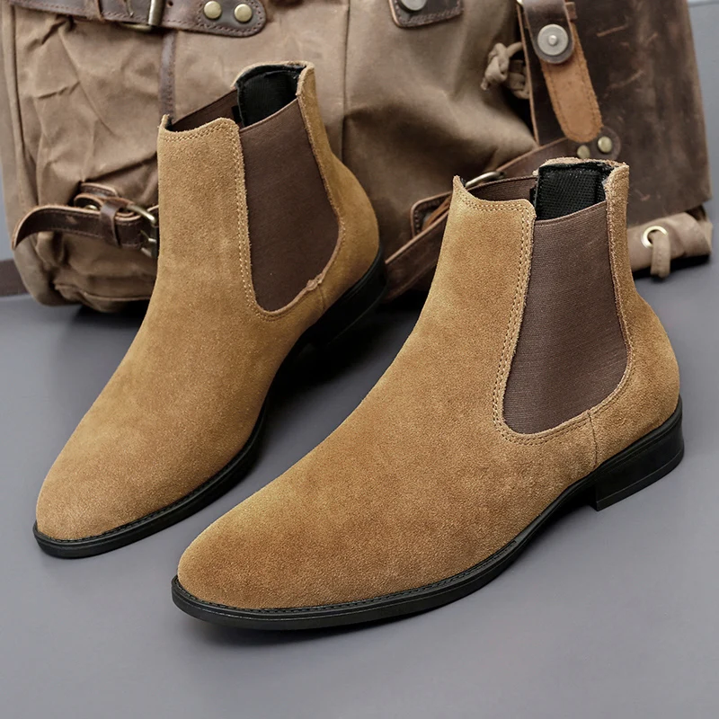 Men Boots Casual Business Chelsea Boots Men Retro British Style One-foot Fashion Brand Work Boots Social Boots Men Size 38-48
Men Boots Casual Business Chelsea Boots Men Retro British Style One-foot Fashion Brand Work Boots Social Boots Men Size 38-48