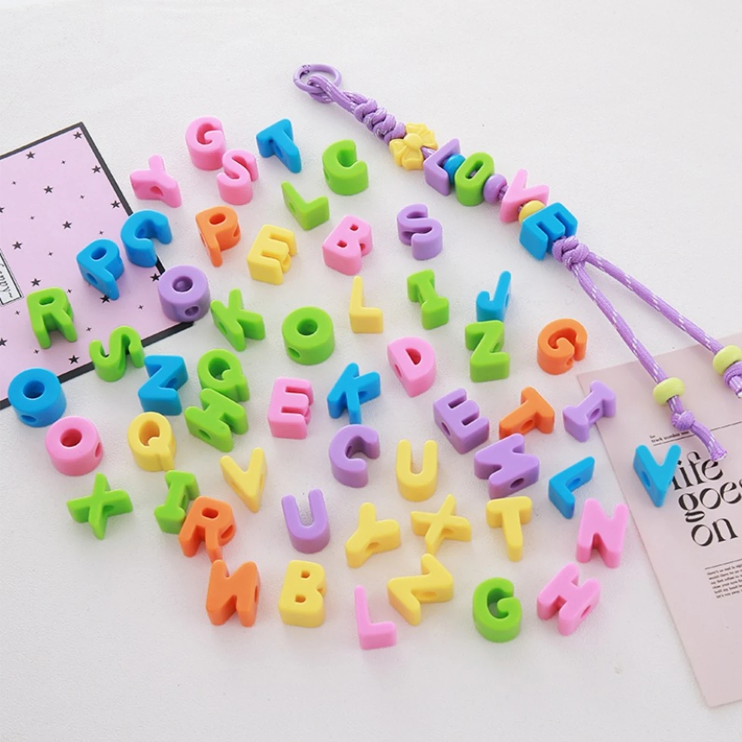 Qitian Custom Colorful Letter Rope Keychain Creative Alphabet Beaded Keychain For Bags Strap Cute Diy Charms Summer Jewelry Gift
Qitian Custom Colorful Letter Rope Keychain Creative Alphabet Beaded Keychain For Bags Strap Cute Diy Charms Summer Jewelry Gift