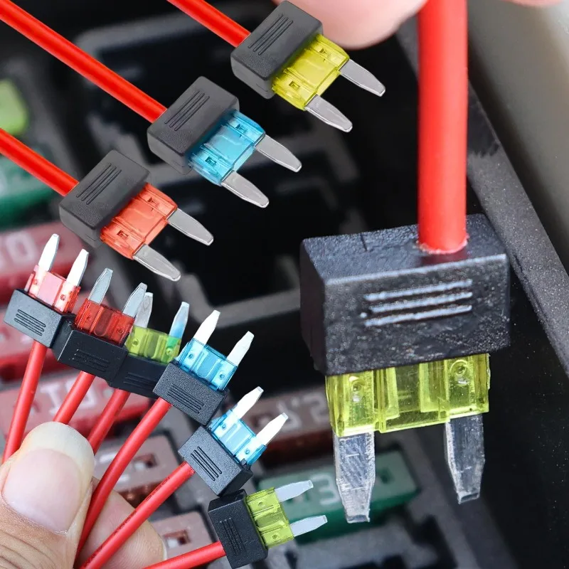 32V Mini ATM APM Blade Simple Safety Device 3A 5A 10A 15A 20A Car Fuse Holder Add-a-circuit TAP Adapter
32V Mini ATM APM Blade Simple Safety Device 3A 5A 10A 15A 20A Car Fuse Holder Add-a-circuit TAP Adapter