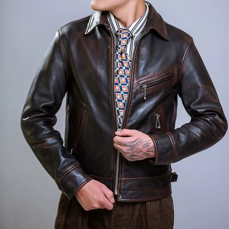LKH1048 Asian Size Super Top Quality Heavy Genuine Japan Teacore Horse Leather Slim Classic Horsehide Stylish Rider Jacket
LKH1048 Asian Size Super Top Quality Heavy Genuine Japan Teacore Horse Leather Slim Classic Horsehide Stylish Rider Jacket