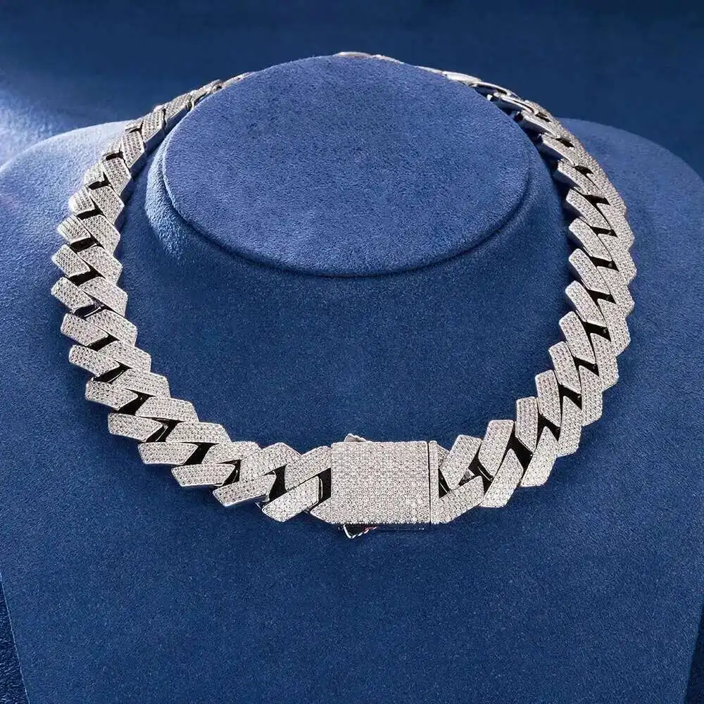 19mm Moissanite Cuban Bracelet Monaco Chain18k Gold Plated Necklace Silver Cuban Link Chain Bracelet Necklace
19mm Moissanite Cuban Bracelet Monaco Chain18k Gold Plated Necklace Silver Cuban Link Chain Bracelet Necklace