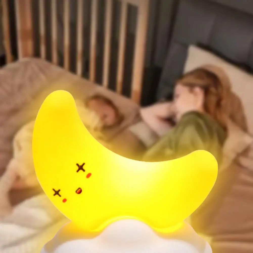 Moon Star Anti-fall Night Lamp for Children Soft Glow LED Lamp for Bedroom, Cute Cloud Moon Decor for Nursery
Moon Star Anti-fall Night Lamp for Children Soft Glow LED Lamp for Bedroom, Cute Cloud Moon Decor for Nursery