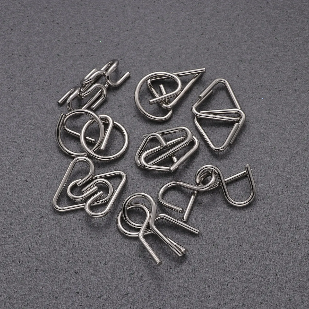 Brain Puzzle Set Metal Ring Challenge Intelligence Game Creative Thinking Iq Buckle Fun for Kids Adults
Brain Puzzle Set Metal Ring Challenge Intelligence Game Creative Thinking Iq Buckle Fun for Kids Adults