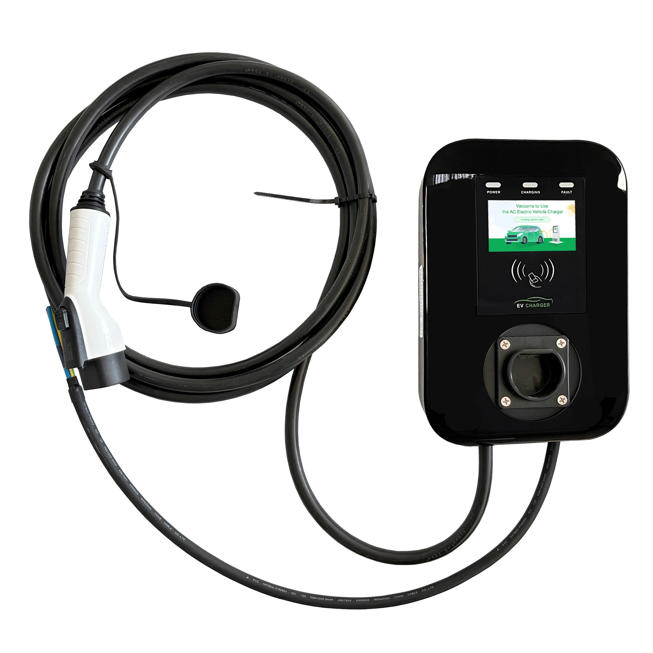 Black 32A 7kw/11kw/22kw Electric Vehicle Charger Home Charging Station Wall-mounted Charging Station
Black 32A 7kw/11kw/22kw Electric Vehicle Charger Home Charging Station Wall-mounted Charging Station