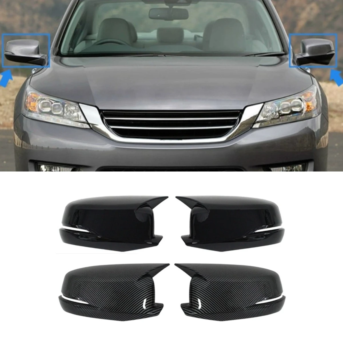 Car Rearview Cover Protect Side Rear View Mirror Cover For Honda Accord 2013-2017 Body Kit Car Accessories
Car Rearview Cover Protect Side Rear View Mirror Cover For Honda Accord 2013-2017 Body Kit Car Accessories