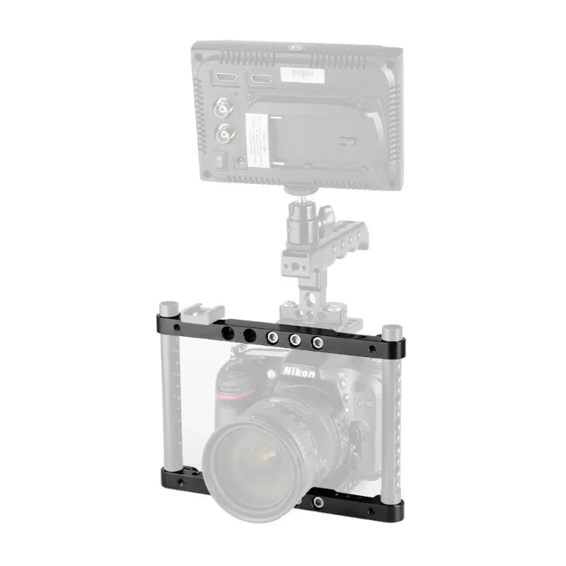 Aluminum Cheese Cross Bar 200mm With 15mm Rod Adapter and 1/4" & 3/8" Mounting Points For DSLR Camera / Monitor Cage Rig
Aluminum Cheese Cross Bar 200mm With 15mm Rod Adapter and 1/4" & 3/8" Mounting Points For DSLR Camera / Monitor Cage Rig
