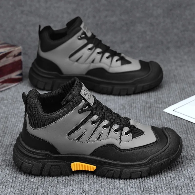 Men's Shoes Fashion Comfort High-top Platform Sneakers Men's Outdoor Resistant Comfort Tooling Boot Soft Soled Non Slip Sneakers
Men's Shoes Fashion Comfort High-top Platform Sneakers Men's Outdoor Resistant Comfort Tooling Boot Soft Soled Non Slip Sneakers