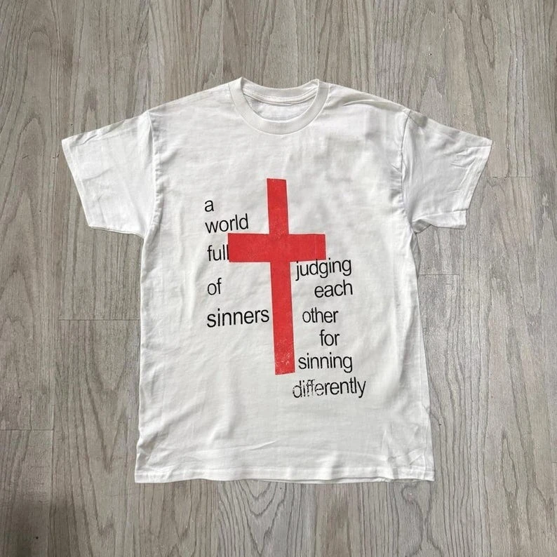 Minimalist Graphic Abstract Red Cross Print Modern Art T Shirt Funny Meme Shirt Men Women Casual Harajuku Streetwear Y2k Tops
Minimalist Graphic Abstract Red Cross Print Modern Art T Shirt Funny Meme Shirt Men Women Casual Harajuku Streetwear Y2k Tops