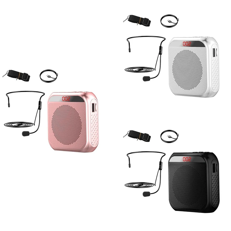 A15R -Portable Voice Amplifier Microphone Headset, Rechargeable Voice Amplifier For Teachers,Training,Tour Guide,Classroom
A15R -Portable Voice Amplifier Microphone Headset, Rechargeable Voice Amplifier For Teachers,Training,Tour Guide,Classroom