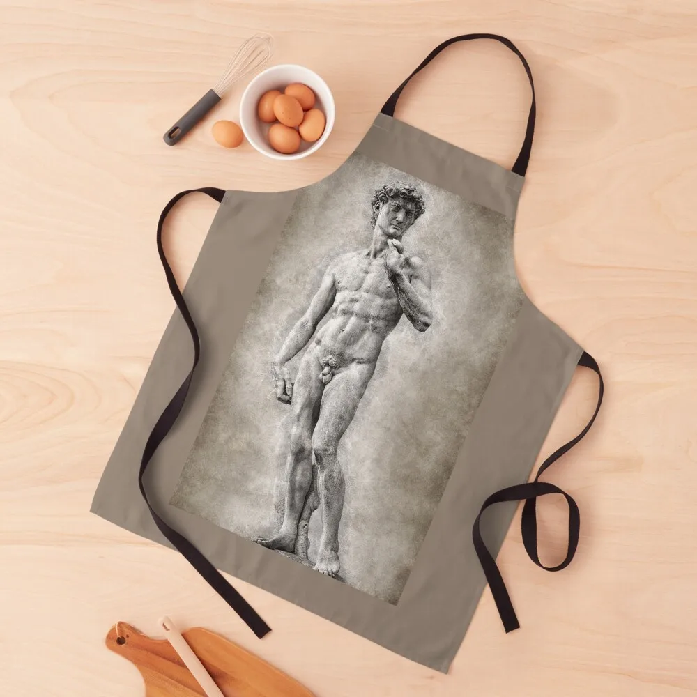 David of Michelangelo sketch Apron Kitchen Novel Kitchen Accessories useful gadgets for home Apron
David of Michelangelo sketch Apron Kitchen Novel Kitchen Accessories useful gadgets for home Apron