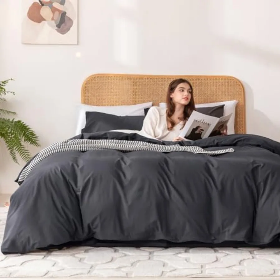 3 Pcs Duvet Cover Set Twin Size100% Organic Washed Cotton with Linen Feel Like Textured Luxury Soft and Breatheable Bedding Set
3 Pcs Duvet Cover Set Twin Size100% Organic Washed Cotton with Linen Feel Like Textured Luxury Soft and Breatheable Bedding Set