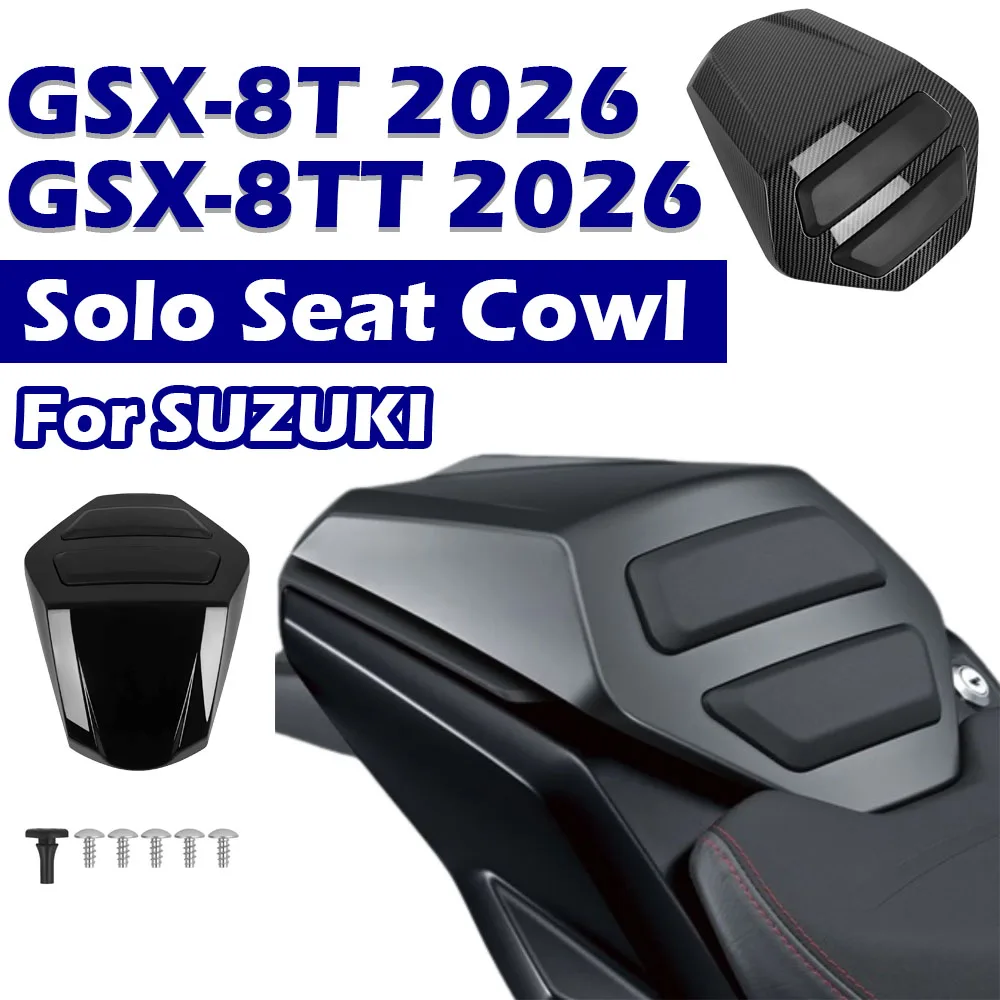 Rear Seat Cowl For SUZUKI GSX-8T GSX-8TT 2026 Passenger Pillion Tail Fairing Seat Cover Motorcycle Accessories GSX8TT
Rear Seat Cowl For SUZUKI GSX-8T GSX-8TT 2026 Passenger Pillion Tail Fairing Seat Cover Motorcycle Accessories GSX8TT