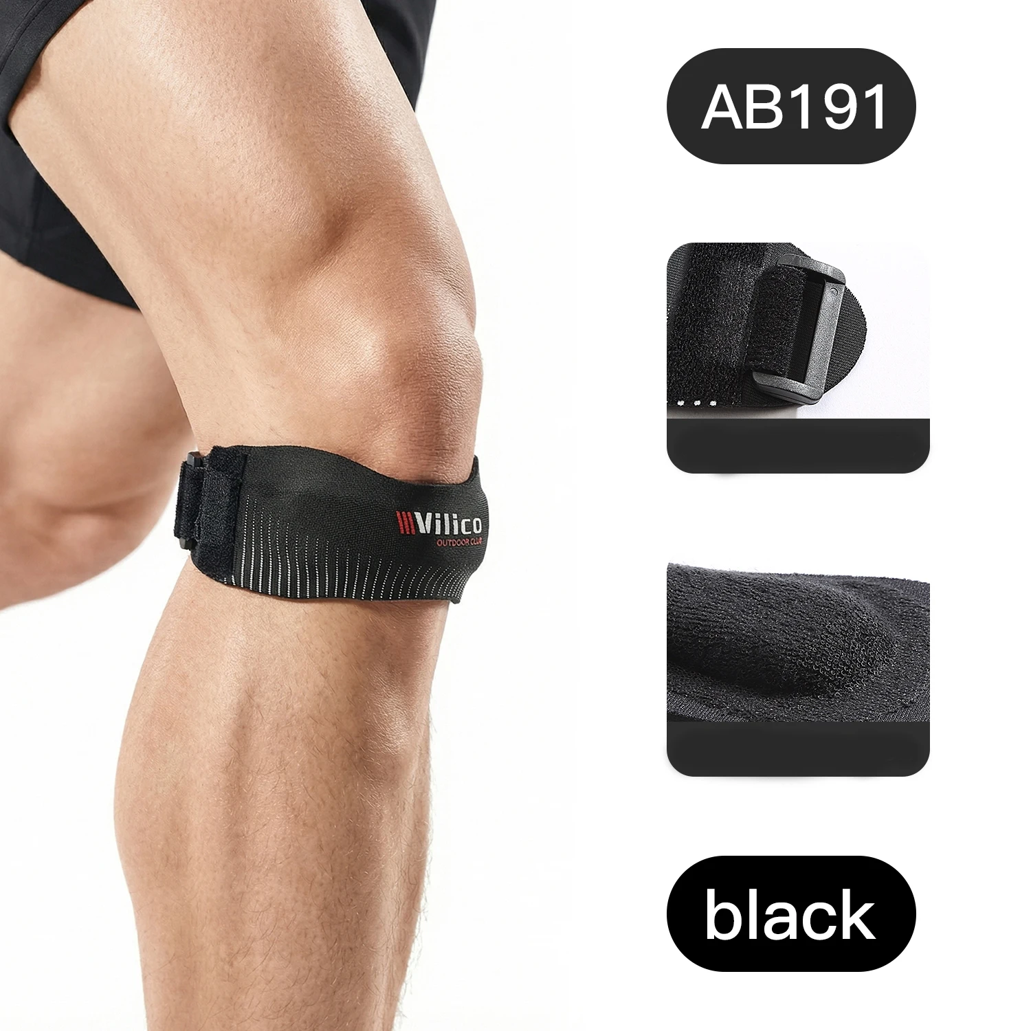 VILICO Sports Patella Strap, shockproof, adjustable tightness, suitable for all seasons, unisex football sports
VILICO Sports Patella Strap, shockproof, adjustable tightness, suitable for all seasons, unisex football sports