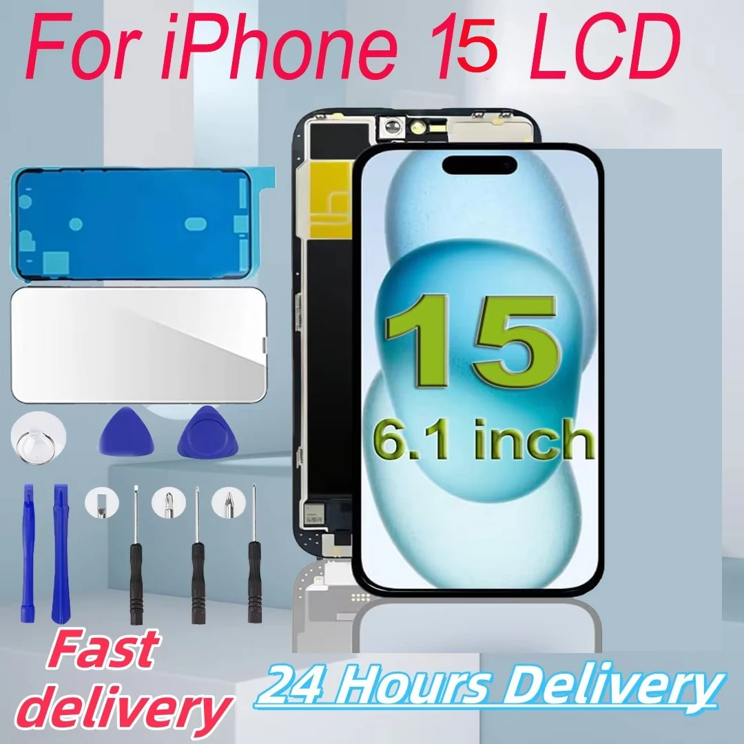 A3090 A2846 A3089 A3092 OLED Pantalla For Iphone 15 LCD Display Touch Screen Digitizer Assembly For Iphone 15 LCD Replacement
A3090 A2846 A3089 A3092 OLED Pantalla For Iphone 15 LCD Display Touch Screen Digitizer Assembly For Iphone 15 LCD Replacement