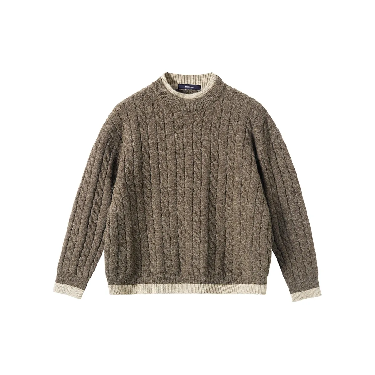 Fried Dough Twists Henry Collar Knit Men's Autumn and Winter Loose Slouchy Sweater Korean Versatile Fashion Pullover
Fried Dough Twists Henry Collar Knit Men's Autumn and Winter Loose Slouchy Sweater Korean Versatile Fashion Pullover