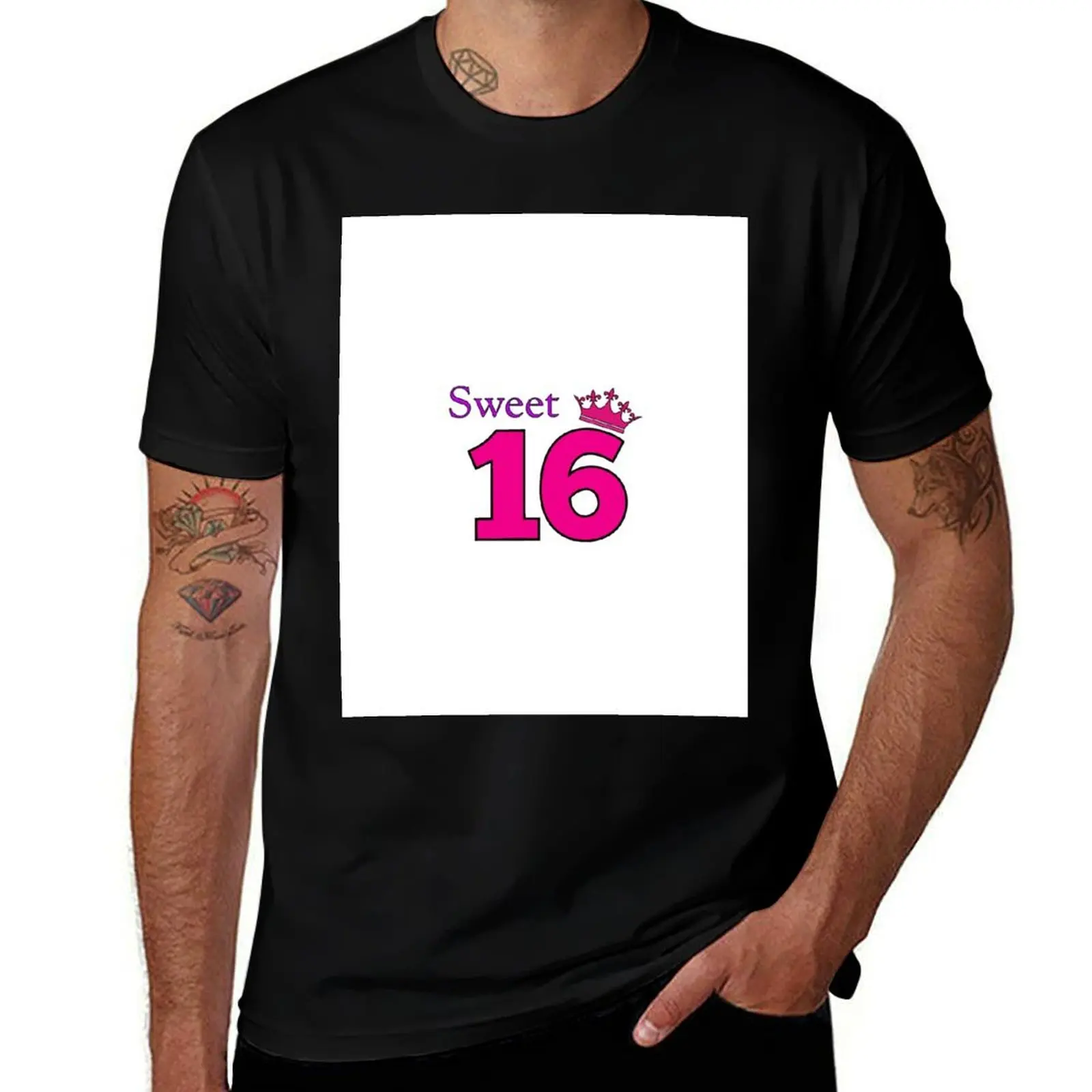 Sweet 16 T-Shirt Casual Fashion Short Sleeve Cotton T-Shirt
Sweet 16 T-Shirt Casual Fashion Short Sleeve Cotton T-Shirt