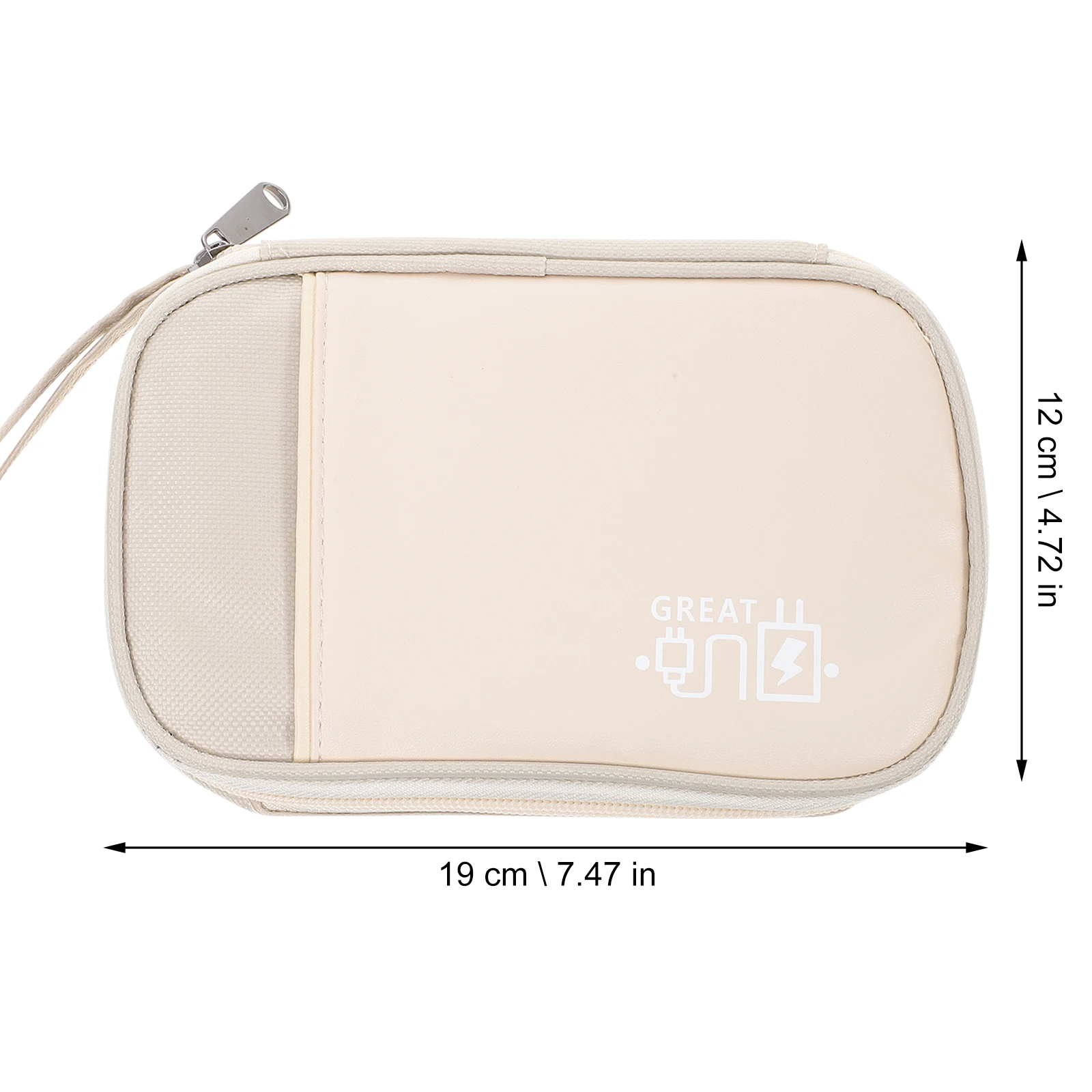 Data Cable Storage Bag Cord Organizer Small Polyester Pouch Beige Travel Electronics Accessories Case Durable Premium
Data Cable Storage Bag Cord Organizer Small Polyester Pouch Beige Travel Electronics Accessories Case Durable Premium