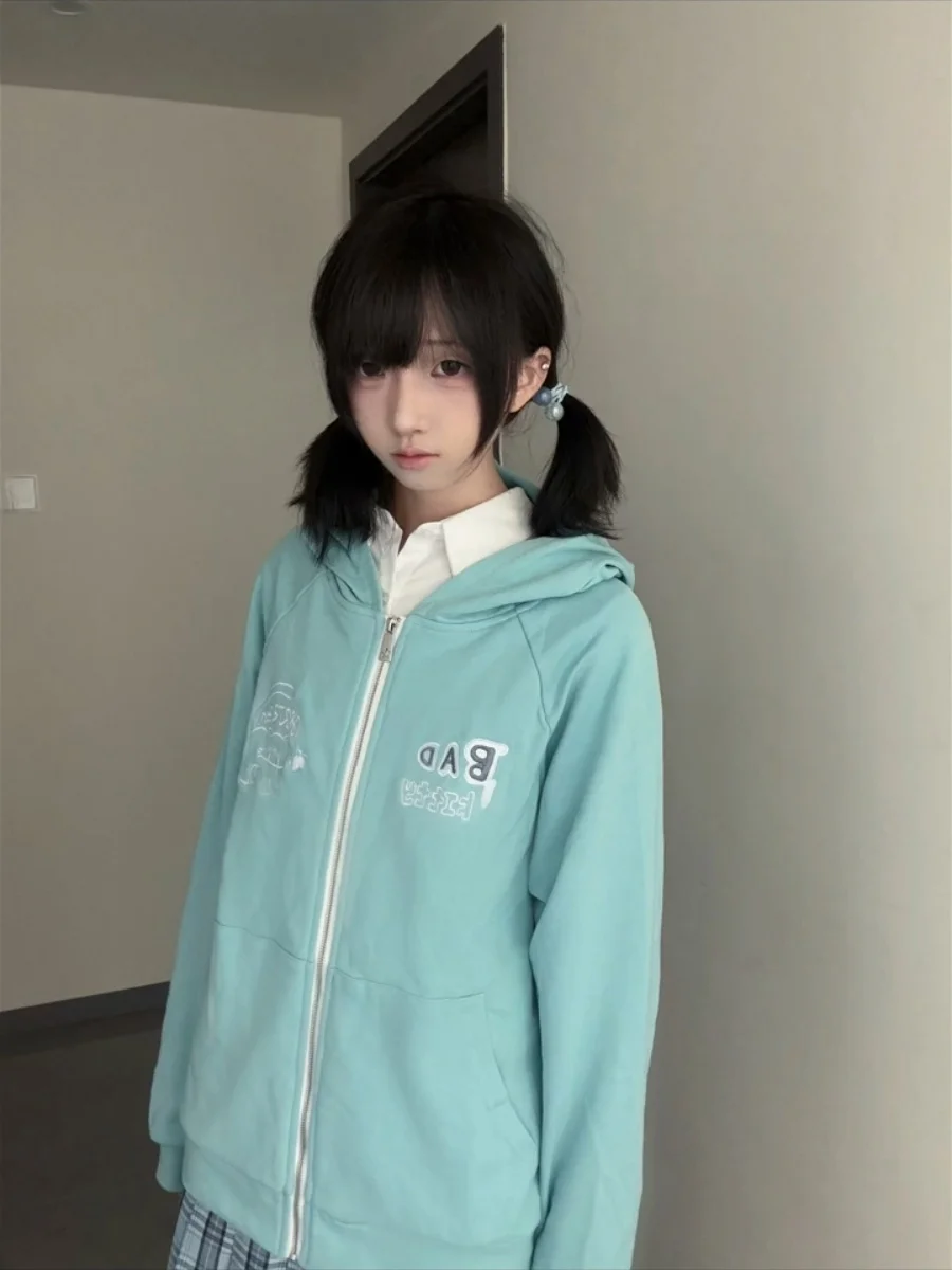 Cool Cute Bad Girl Hoodie Jacket Ear Design Autumn Fashion Top Women's Trendy Long Sleeve Zipper Cardigan Sweet Style
Cool Cute Bad Girl Hoodie Jacket Ear Design Autumn Fashion Top Women's Trendy Long Sleeve Zipper Cardigan Sweet Style