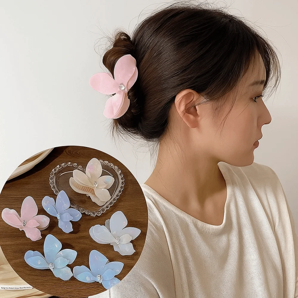 Elegant Acetic Acid Hair Claw Acetate Korean Style French Shark Clip Trendy High Ponytail Clip Flower Hair Crab Clip Women
Elegant Acetic Acid Hair Claw Acetate Korean Style French Shark Clip Trendy High Ponytail Clip Flower Hair Crab Clip Women