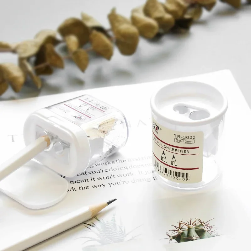 Simple Transparent Pencil Sharpener Pencil Cutting Study Tools Round&Saqure Kids Gift School Stationery 
Simple Transparent Pencil Sharpener Pencil Cutting Study Tools Round&Saqure Kids Gift School Stationery