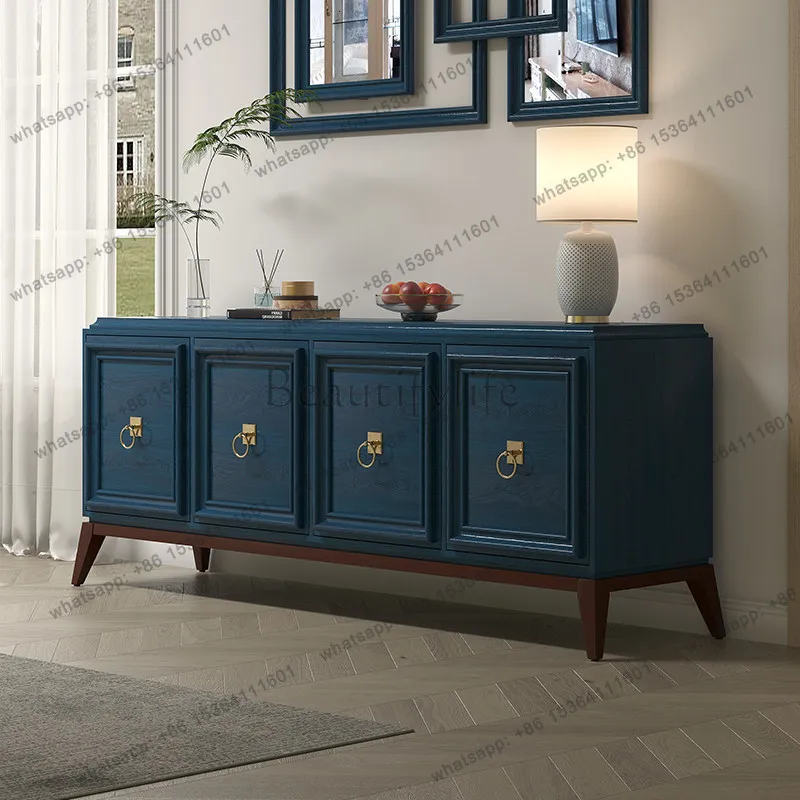 American light luxury door cabinet modern decoration living room dining side cabinet customization
American light luxury door cabinet modern decoration living room dining side cabinet customization