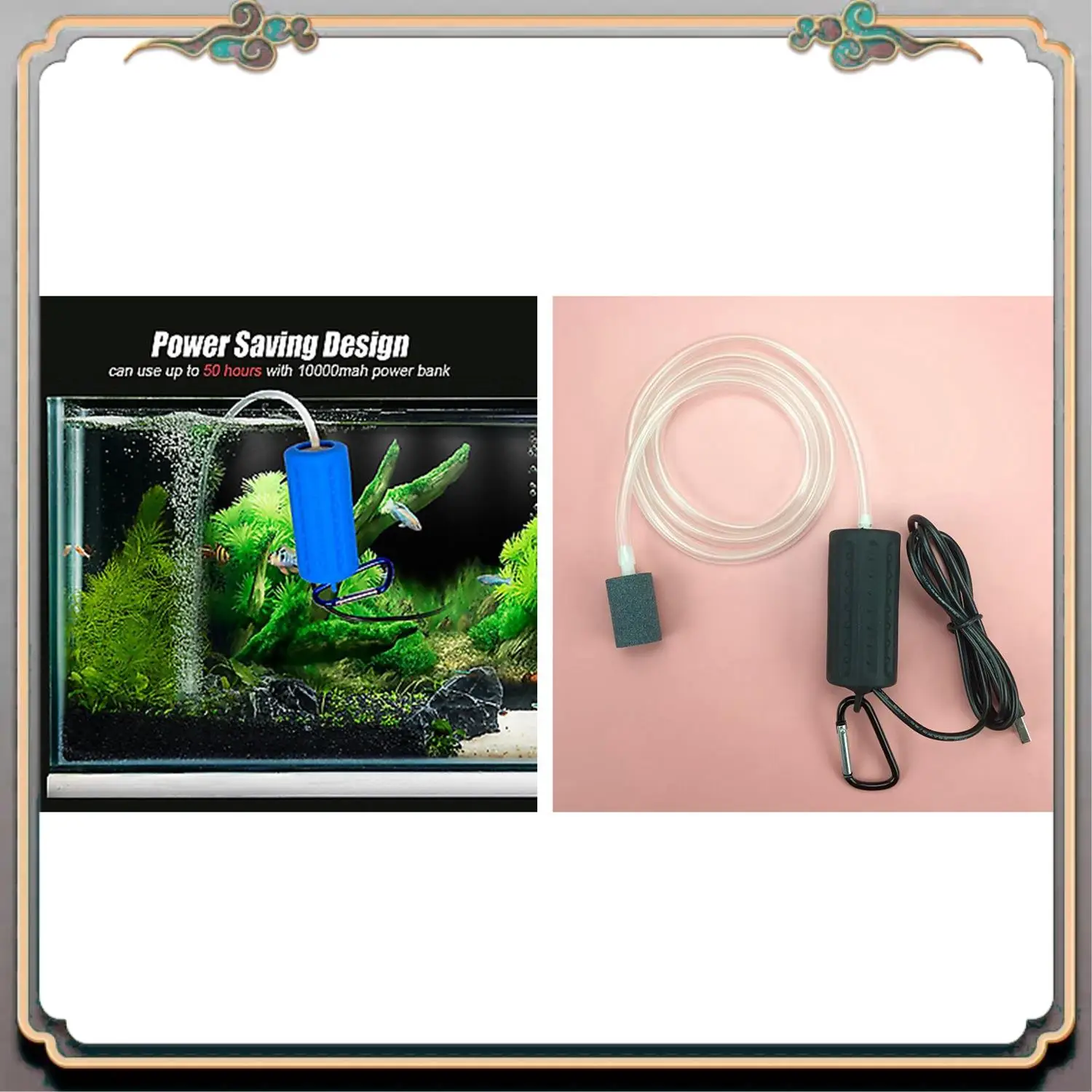 Durable 2 Pcs Usb Mini Aeration Pump Air Pump Aquarium Aerator Ultra Quiet Mini Fish Tank Go Fishing Oxygen Pump , Blue & Black
Durable 2 Pcs Usb Mini Aeration Pump Air Pump Aquarium Aerator Ultra Quiet Mini Fish Tank Go Fishing Oxygen Pump , Blue & Black