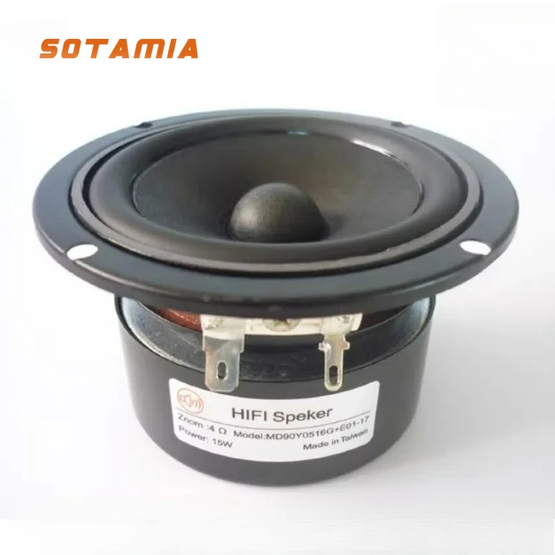 SOTAMIA 1Pcs 3 Inch Full Range Speaker 4 / 8 Ohm 15W Double Layer Magnet Long Stroke Anti Magnetic Speaker Smart Home Theater
SOTAMIA 1Pcs 3 Inch Full Range Speaker 4 / 8 Ohm 15W Double Layer Magnet Long Stroke Anti Magnetic Speaker Smart Home Theater