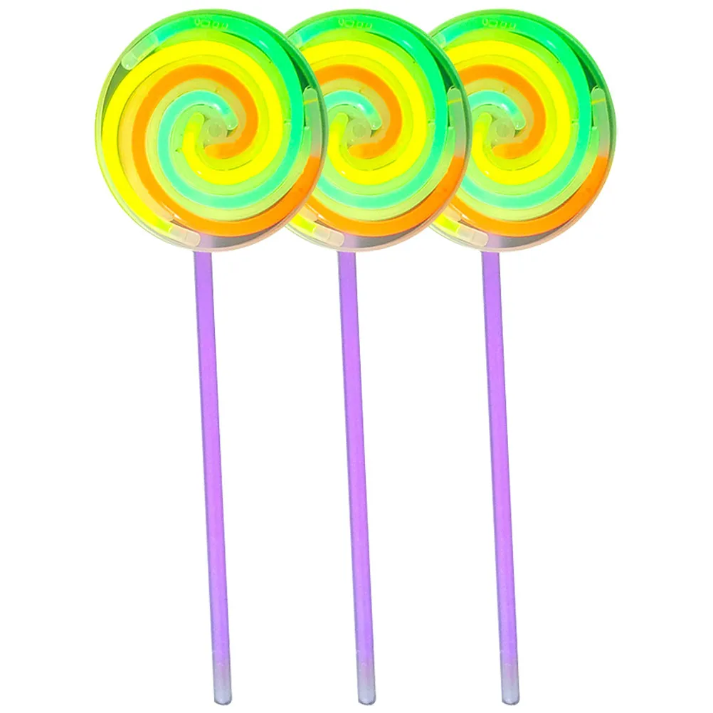 3Pcs Lollipop Rotary Windmill Glow Sticks for Kids Party Glowing Props Festival Rave Night Club Dance Event New Year Celebration
3Pcs Lollipop Rotary Windmill Glow Sticks for Kids Party Glowing Props Festival Rave Night Club Dance Event New Year Celebration