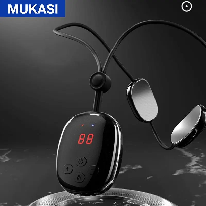 Portable Neck Massager with Pulse Heat Therapy Electric EMS Low Frequency Massage Pendant Shoulder and Neck Muscle Pain Relief
Portable Neck Massager with Pulse Heat Therapy Electric EMS Low Frequency Massage Pendant Shoulder and Neck Muscle Pain Relief